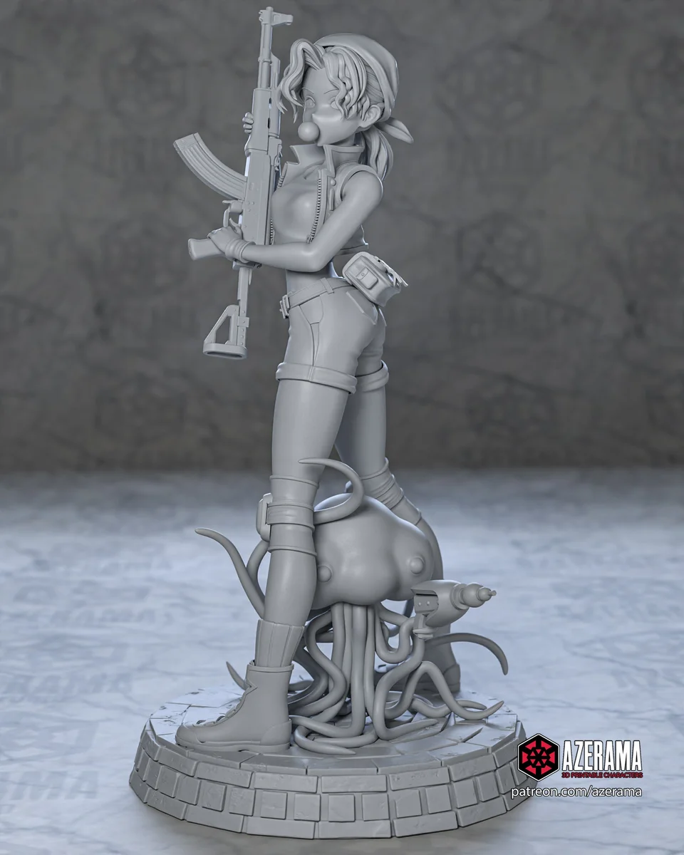 Eri | Fan Art | 3D Printed Resin Model Garage Kit | *Un-Painted* | Azerama 3