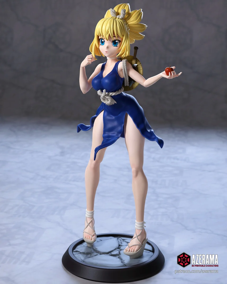 Kohaku | Fan Art | 3D Printed Resin Model Garage Kit | *Un-Painted* | Azerama