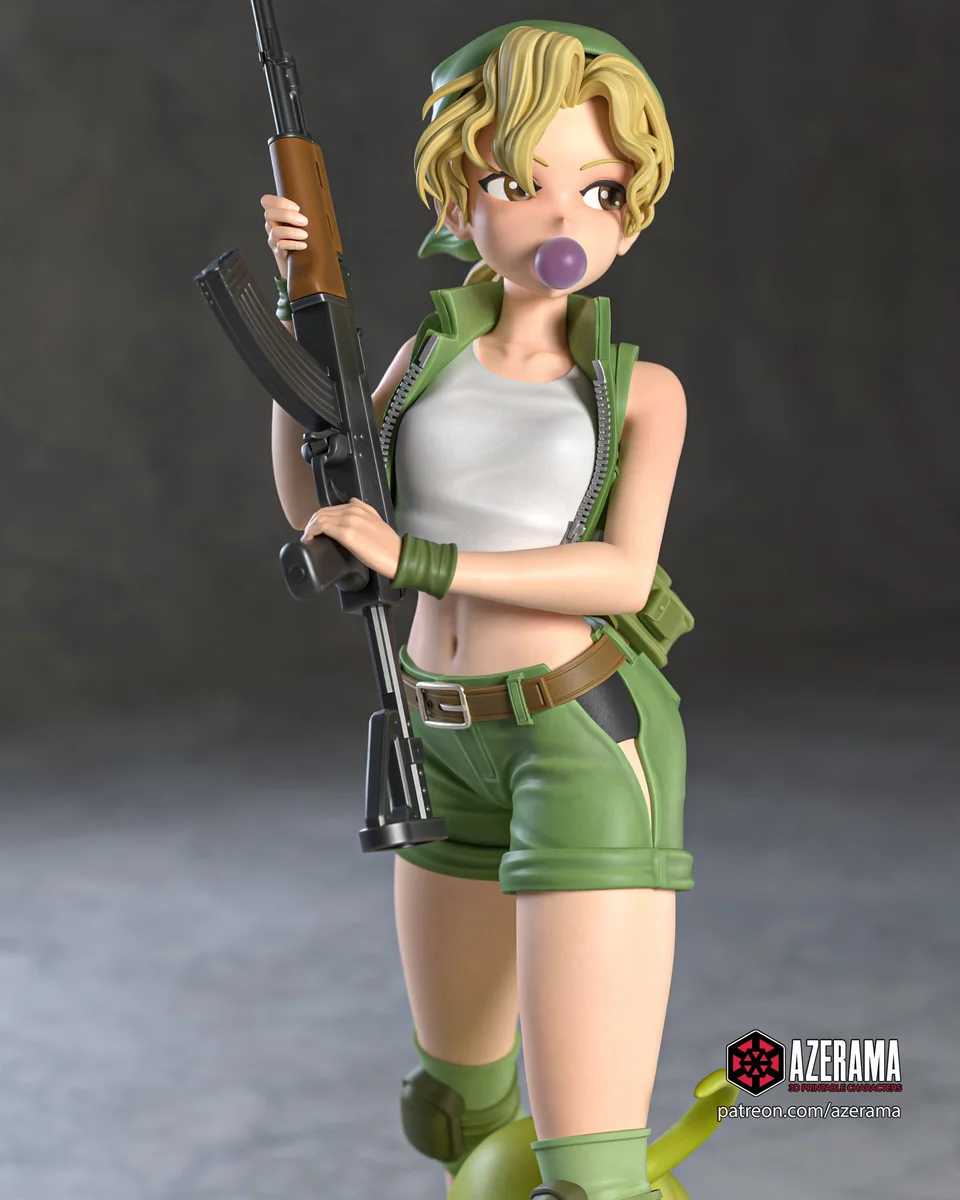 Eri | Fan Art | 3D Printed Resin Model Garage Kit | *Un-Painted* | Azerama