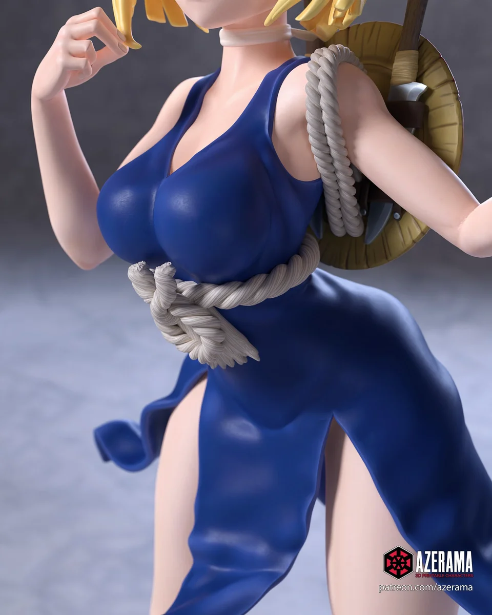Kohaku | Fan Art | 3D Printed Resin Model Garage Kit | *Un-Painted* | Azerama 4