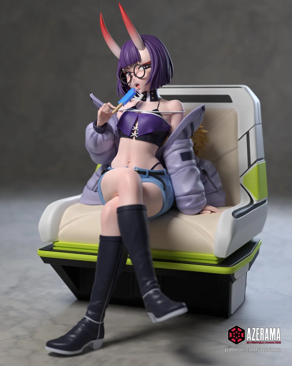 Shuten - MC | Fan Art | 3D Printed Resin Model Garage Kit | *Un-Painted* | Azerama