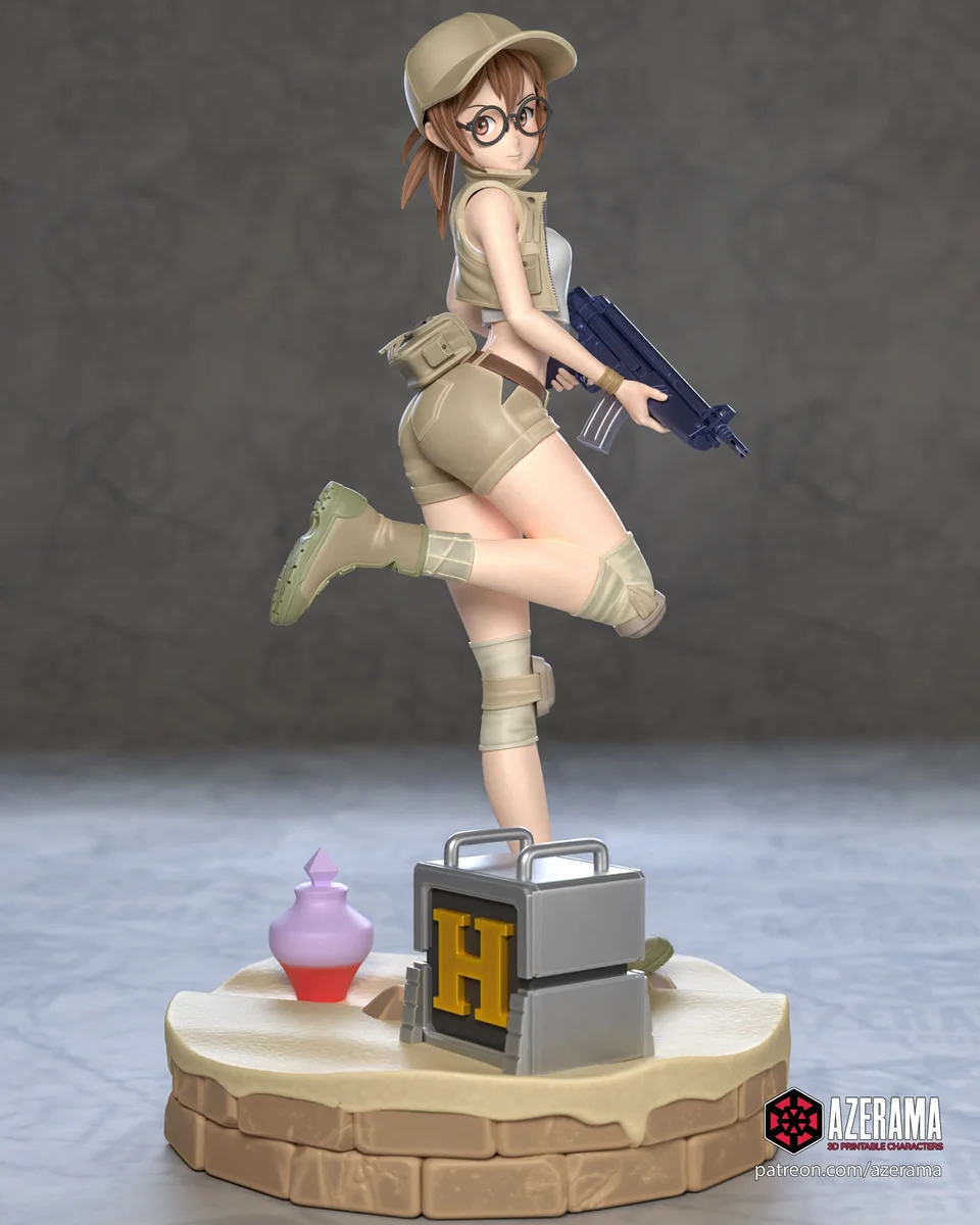 Fio | Fan Art | 3D Printed Resin Model Garage Kit | *Un-Painted* | Azerama