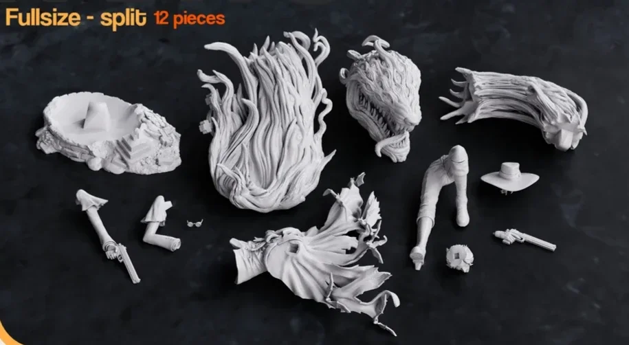 Alucard | Fan Art | 3D Printed Resin Model Garage Kit | *Un-Painted* | Nomnom 4