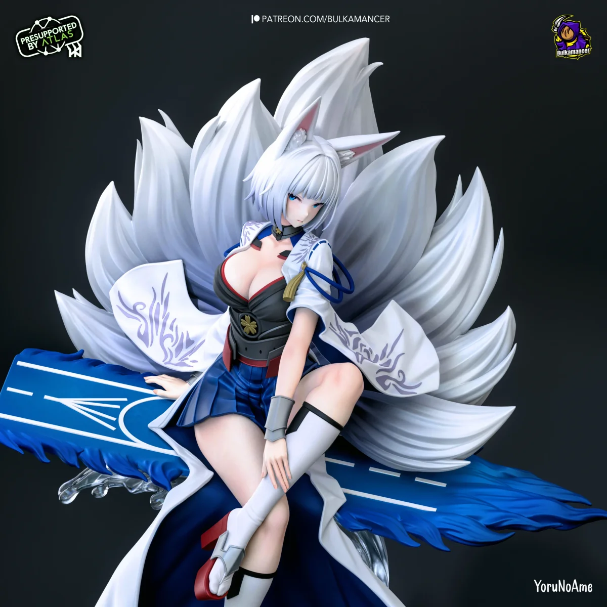 Kaga | Fan Art | 3D Printed Resin Model Garage Kit | *Un-Painted* | Bulkamancer