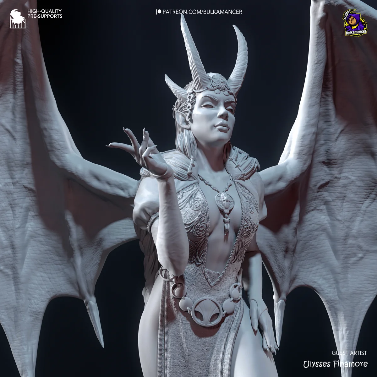 Mizora | Fan Art | 3D Printed Resin Model Garage Kit | *Un-Painted* | Bulkamancer 8