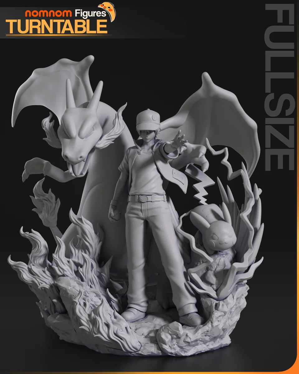 Red | Fan Art | 3D Printed Resin Model Garage Kit | *Un-Painted* | Nomnom 4