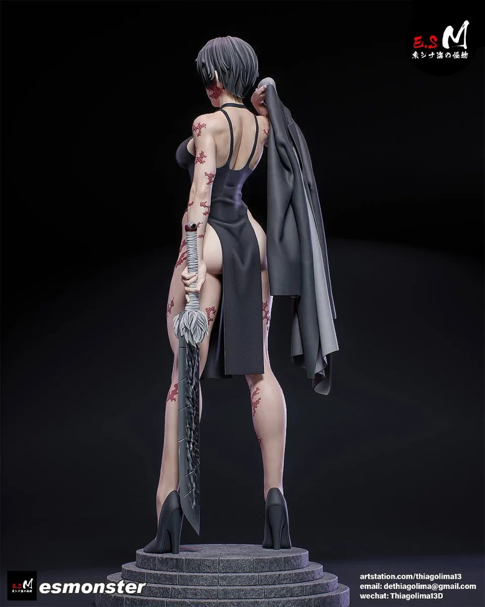 Maki Zenin | Fan Art | 3D Printed Resin Model Garage Kit | *Un-Painted* | ES Monster 3