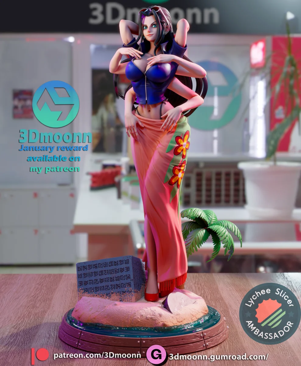 Nico Robin | Fan Art | 3D Printed Resin Model Garage Kit | *Un-Painted* | 3DMoonn 6