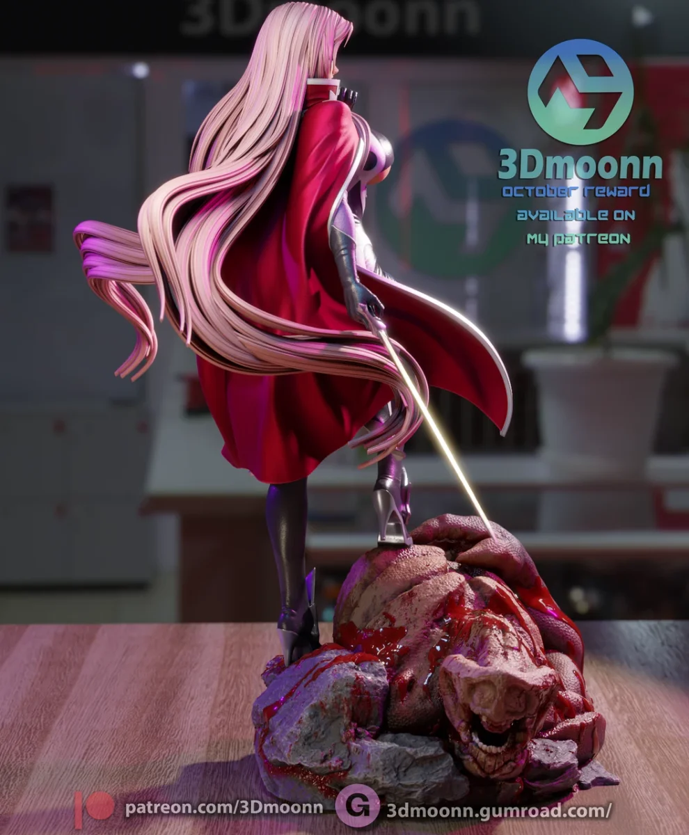 Ingrid | Fan Art | 3D Printed Resin Model Garage Kit | *Un-Painted* | 3DMoonn 4