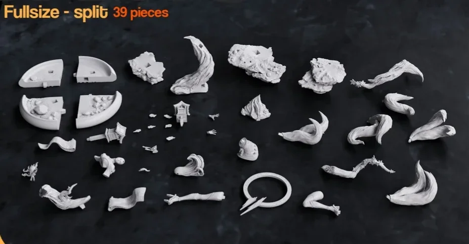 Ahri Spirit Blossom | Fan Art | 3D Printed Resin Model Garage Kit | *Un-Painted* | Nomnom 3