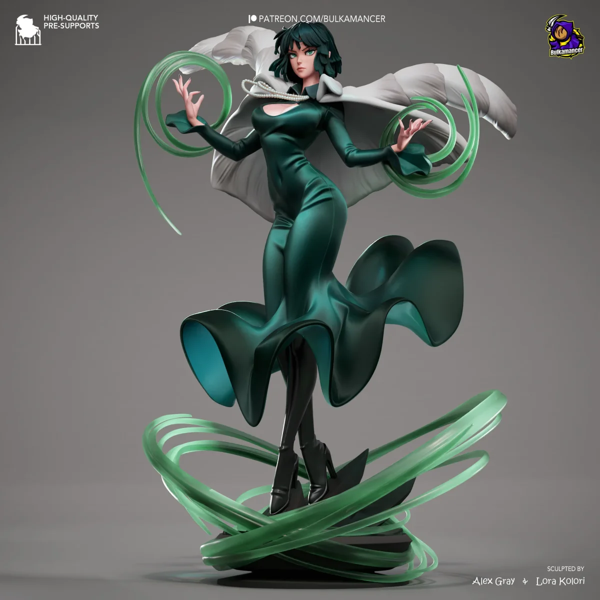 Fubuki | Fan Art | 3D Printed Resin Model Garage Kit | *Un-Painted* | Bulkamancer 3