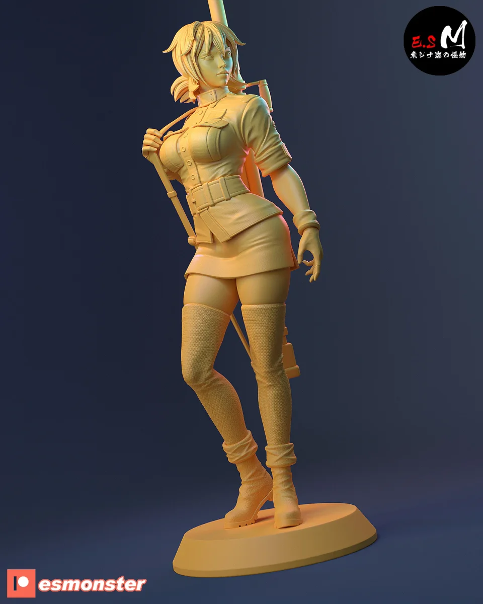 Seras Victoria | Fan Art | 3D Printed Resin Model Garage Kit | *Un-Painted* | ES Monster 6