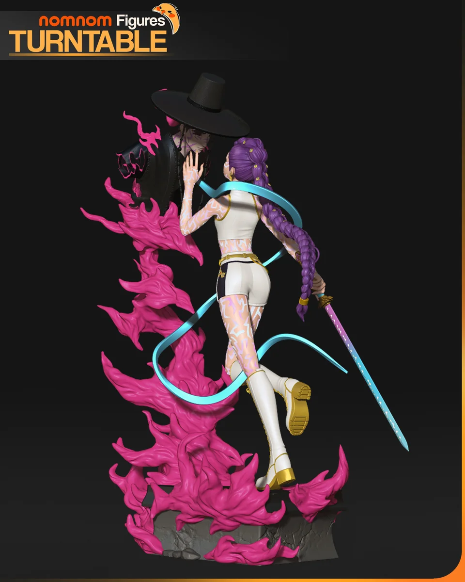 Rumi | Fan Art | 3D Printed Resin Model Garage Kit | *Un-Painted* | Nomnom 6