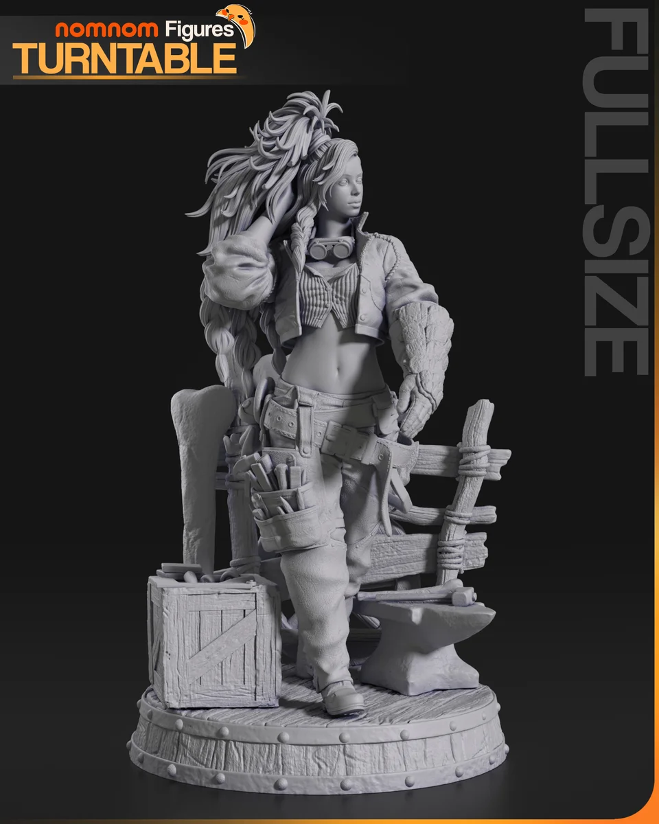 Gemma | Fan Art | 3D Printed Resin Model Garage Kit | *Un-Painted* | Nomnom 6
