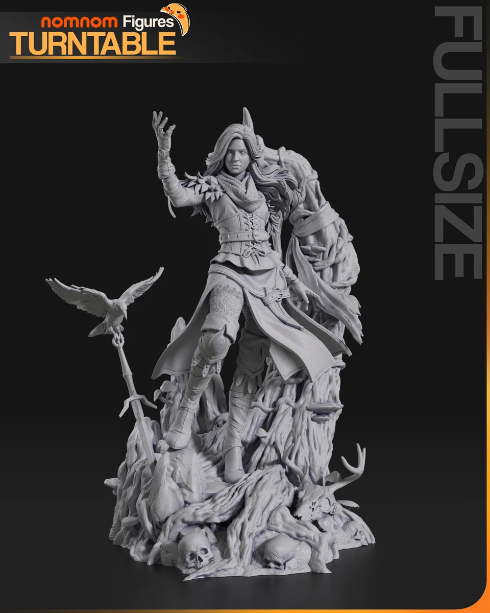 Yennefer | Fan Art | 3D Printed Resin Model Garage Kit | *Un-Painted* | Nomnom 4