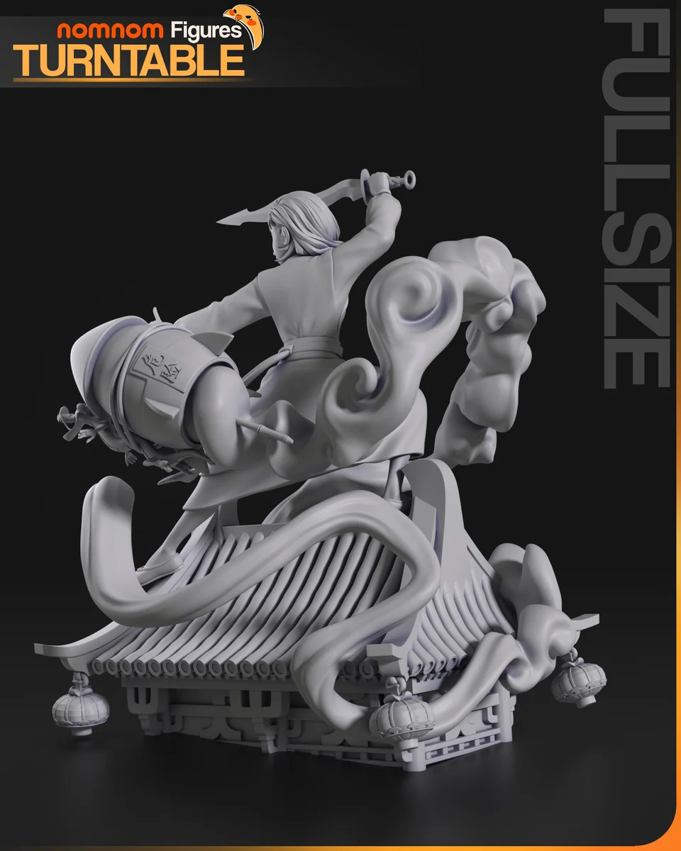 Mulan | Fan Art | 3D Printed Resin Model Garage Kit | *Un-Painted* | Nomnom 6