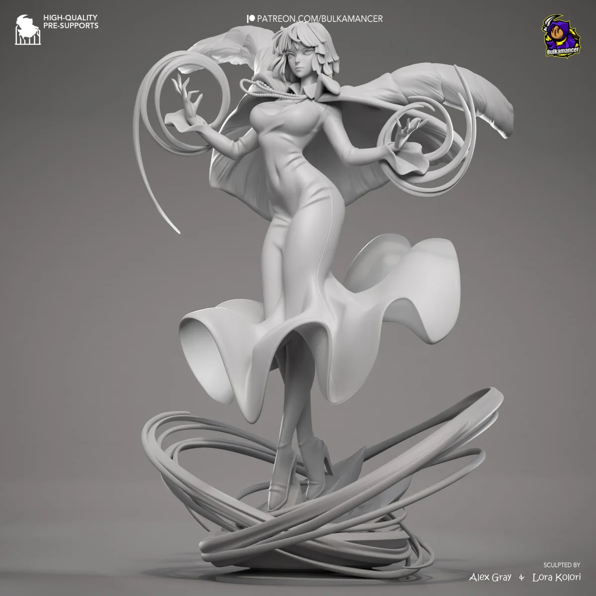 Fubuki | Fan Art | 3D Printed Resin Model Garage Kit | *Un-Painted* | Bulkamancer 7