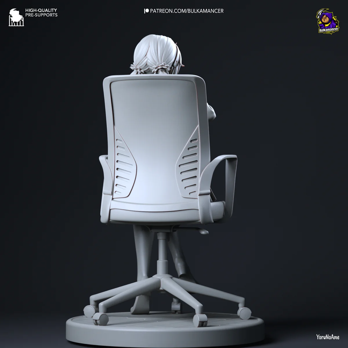 Mita | Fan Art | 3D Printed Resin Model Garage Kit | *Un-Painted* | Bulkamancer 10