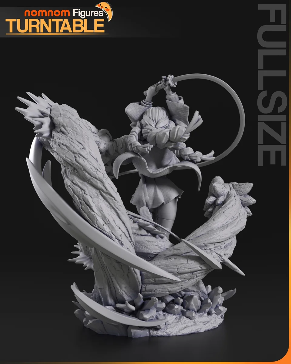 Mitsuri | Fan Art | 3D Printed Resin Model Garage Kit | *Un-Painted* | Nomnom 11