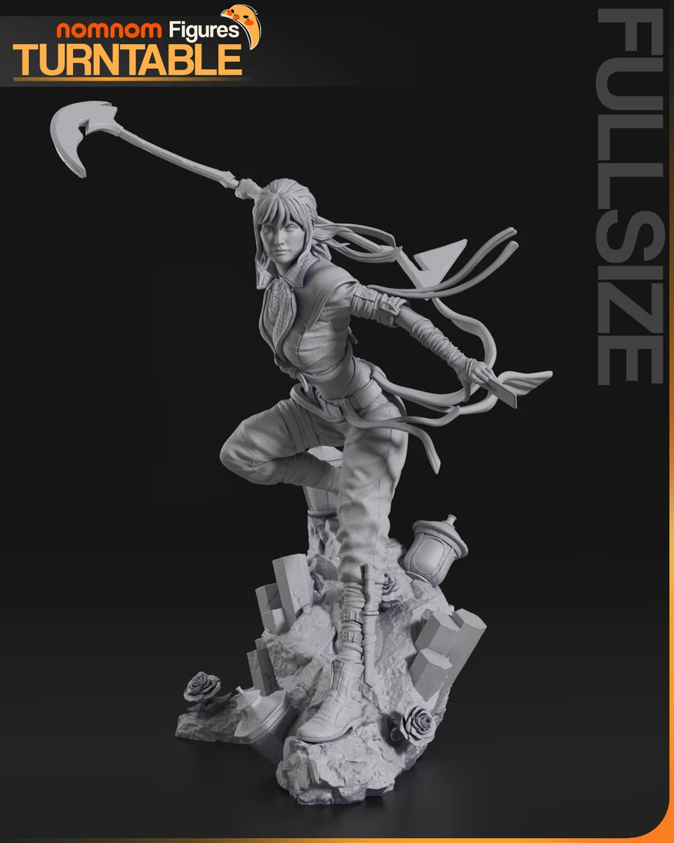 Sciel | Fan Art | 3D Printed Resin Model Garage Kit | *Un-Painted* | Nomnom 8