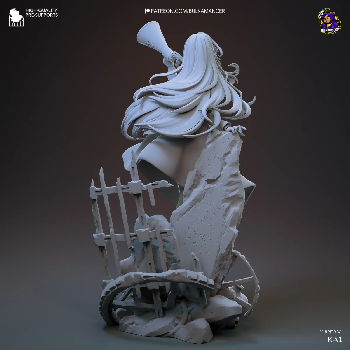 Chando | Fan Art | 3D Printed Resin Model Garage Kit | *Un-Painted* | Bulkamancer 7