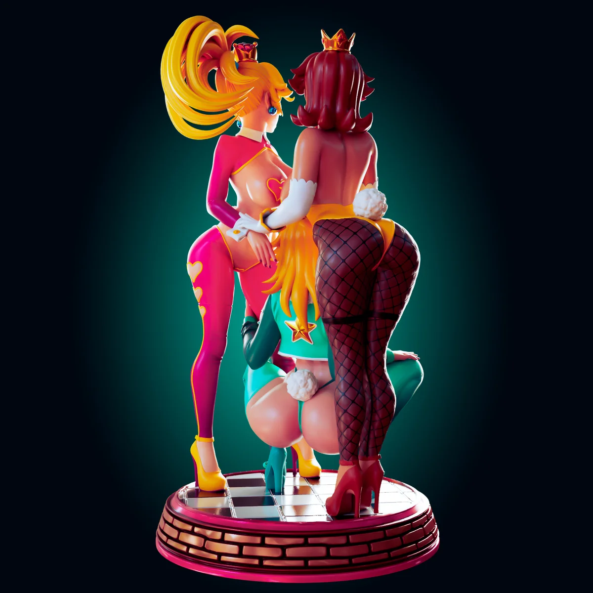 Trio Princess | Fan Art | 3D Printed Resin Model Garage Kit | *Un-Painted* | Officer Rhu 3