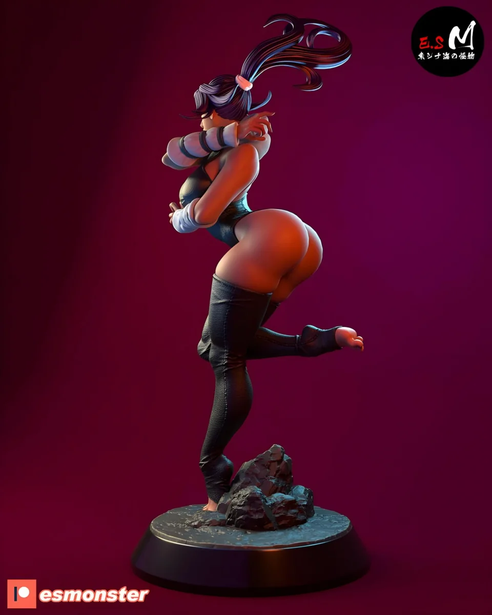 Yoruichi | Fan Art | 3D Printed Resin Model Garage Kit | *Un-Painted* | ES Monster 8