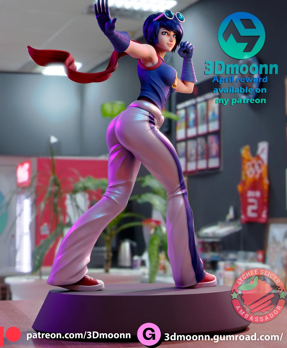 May Lee | Fan Art | 3D Printed Resin Model Garage Kit | *Un-Painted* | 3DMoonn 3
