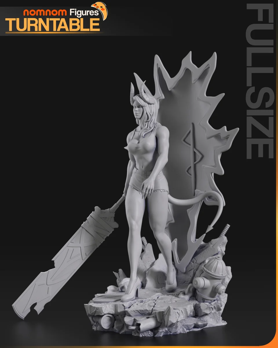 Malevola | Fan Art | 3D Printed Resin Model Garage Kit | *Un-Painted* | Nomnom 12