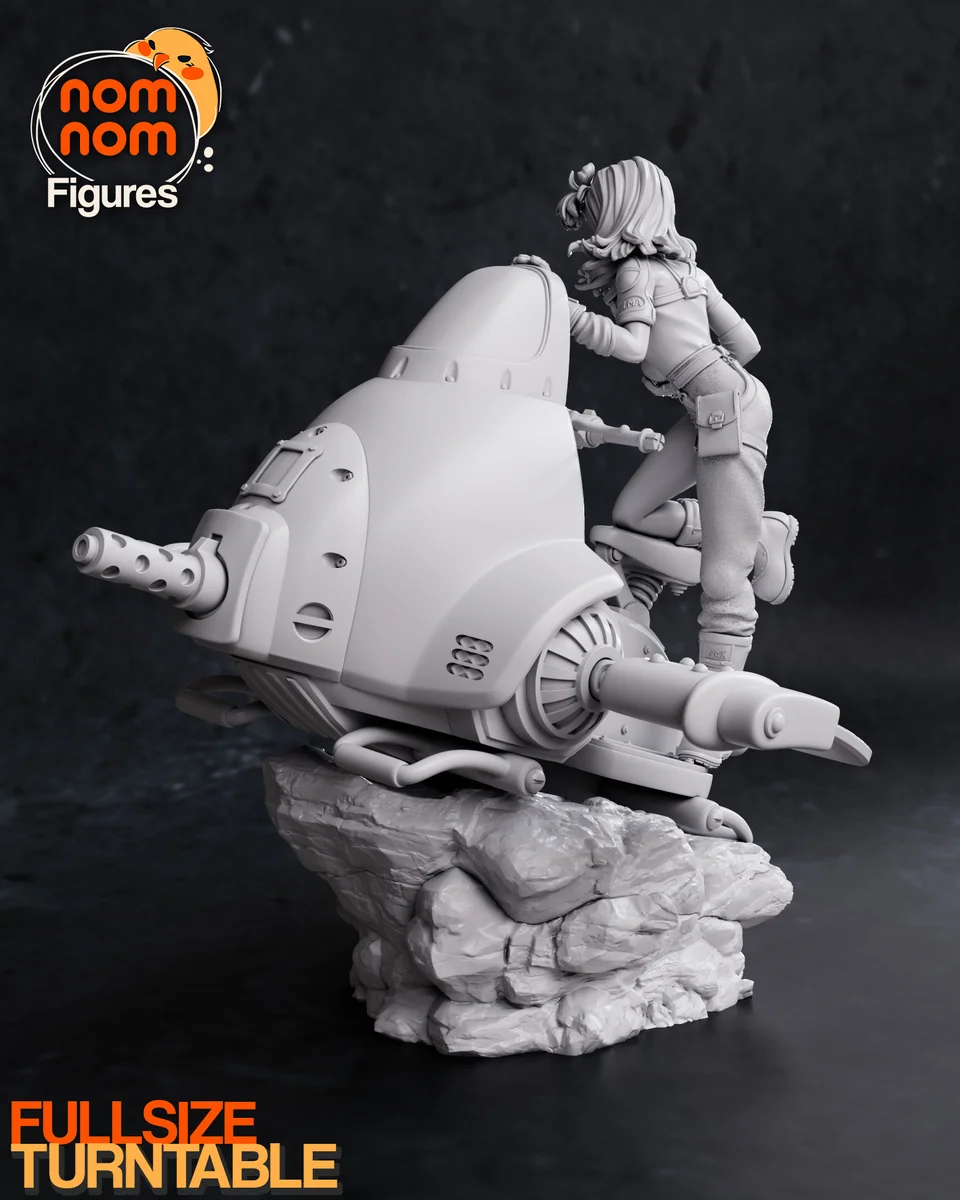 Bulma | Fan Art | 3D Printed Resin Model Garage Kit | *Un-Painted* | Nomnom 8