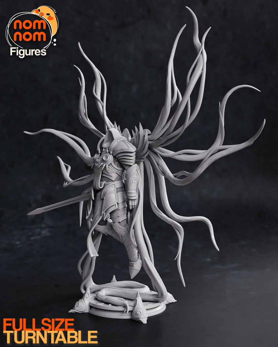 Tyrael | Fan Art | 3D Printed Resin Model Garage Kit | *Un-Painted* | Nomnom 7