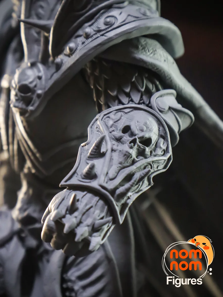 Arthas | Fan Art | 3D Printed Resin Model Garage Kit | *Un-Painted* | Nomnom 18