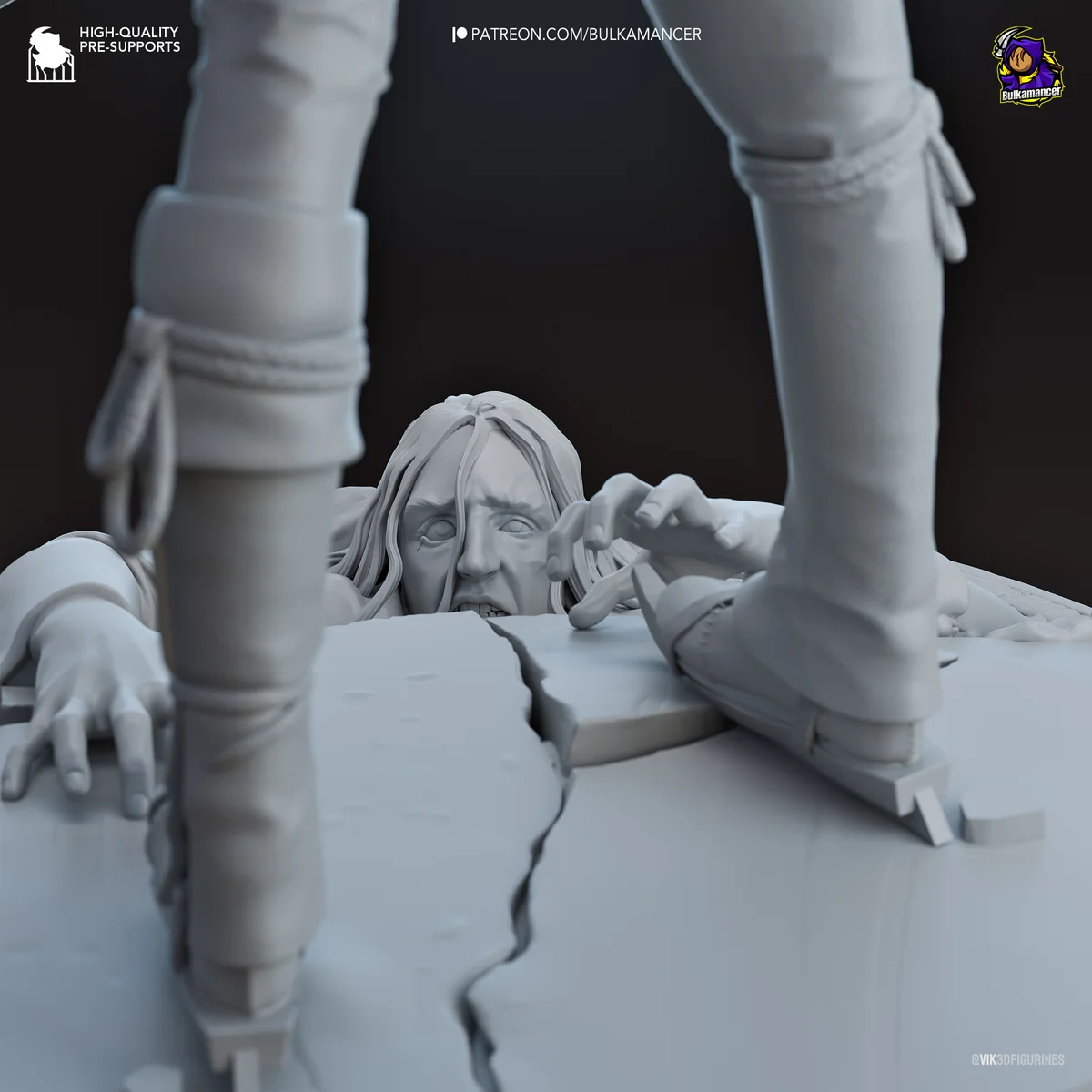 Ciri | Fan Art | 3D Printed Resin Model Garage Kit | *Un-Painted* | Bulkamancer 10