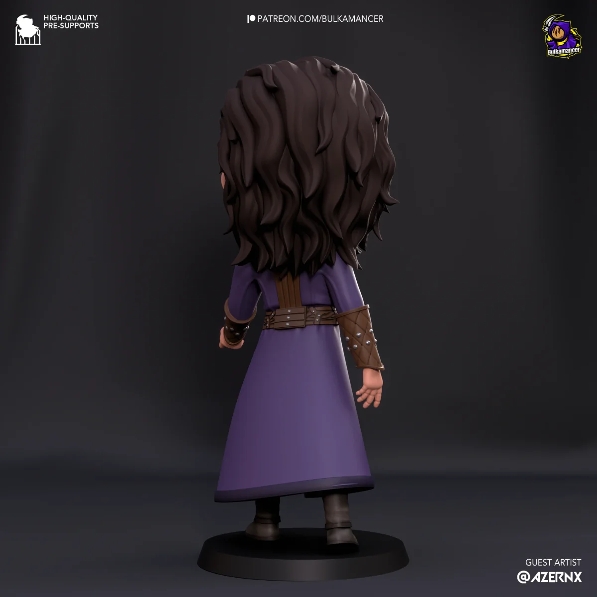 Chibi Gale | Fan Art | 3D Printed Resin Model Garage Kit | *Un-Painted* | Bulkamancer 3