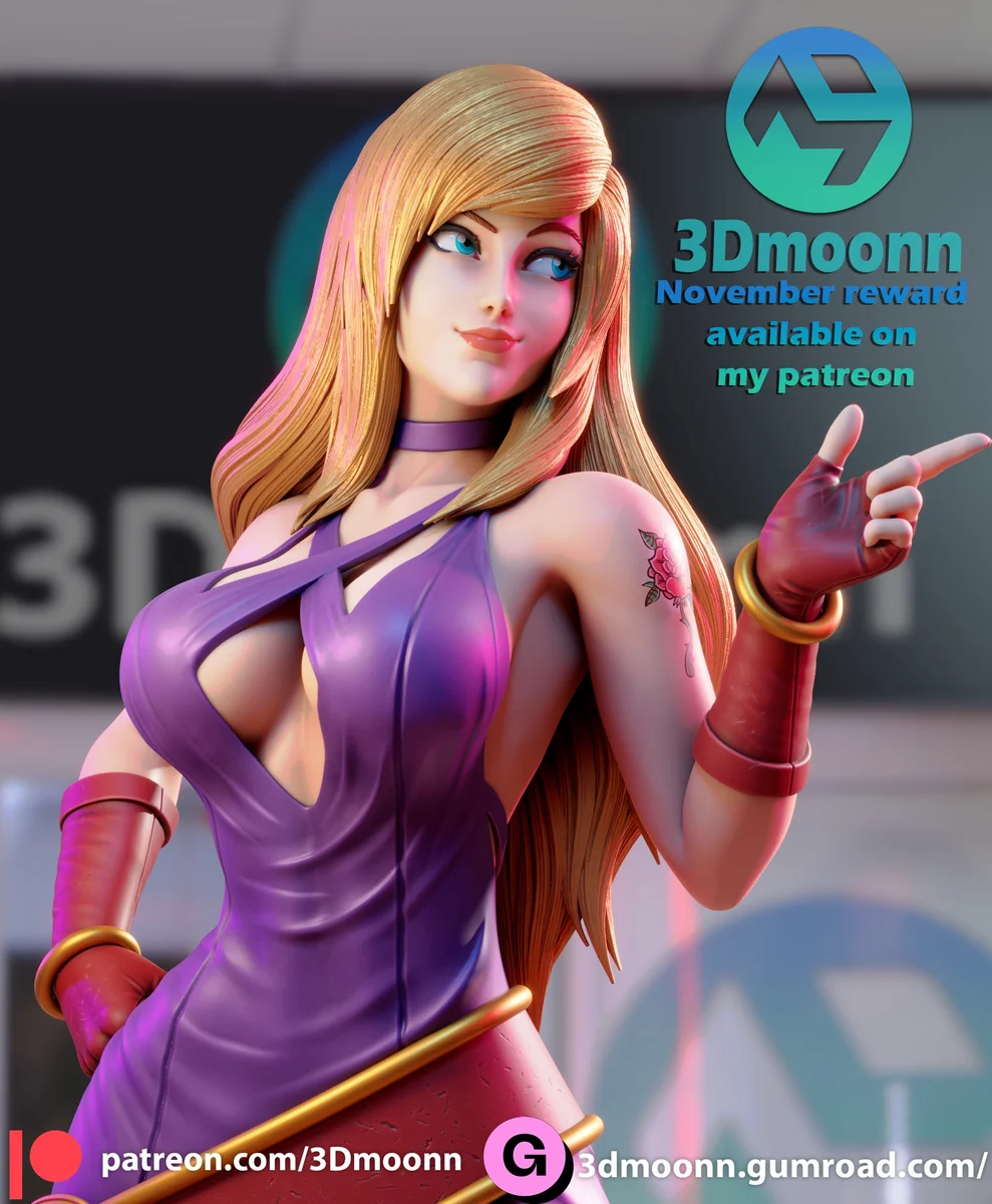 B.Jennet | Fan Art | 3D Printed Resin Model Garage Kit | *Un-Painted* | 3DMoonn
