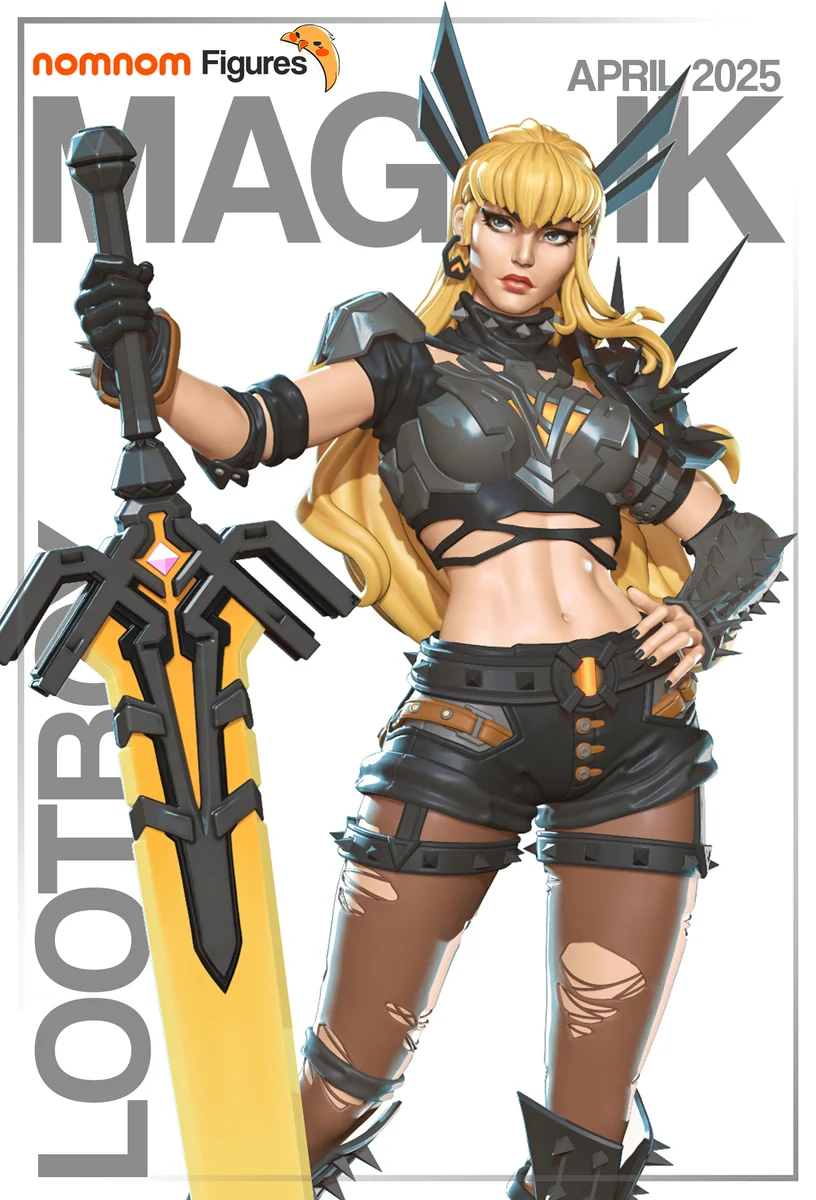 Magik | Fan Art | 3D Printed Resin Model Garage Kit | *Un-Painted* | Nomnom