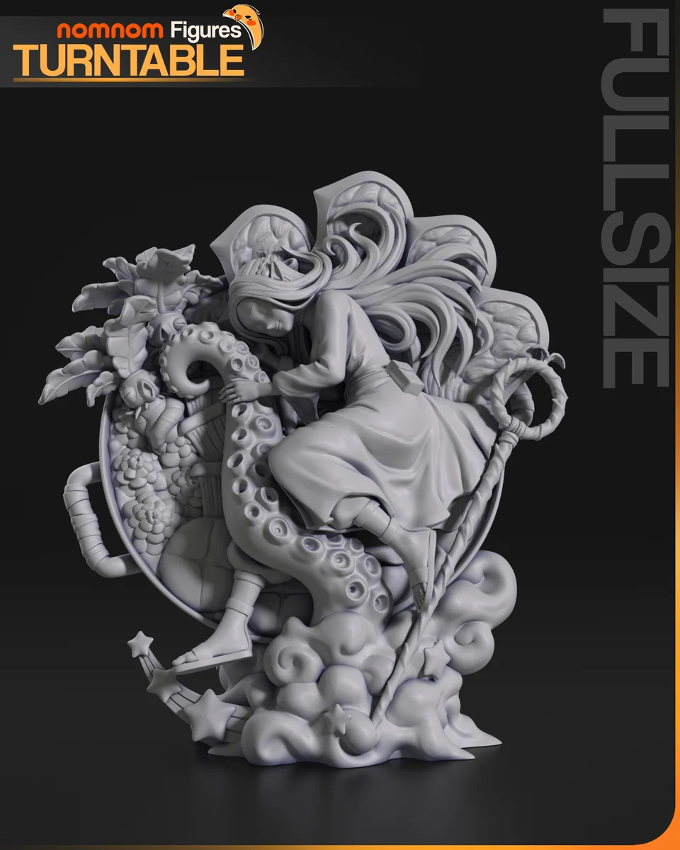 Marcille | Fan Art | 3D Printed Resin Model Garage Kit | *Un-Painted* | Nomnom 8