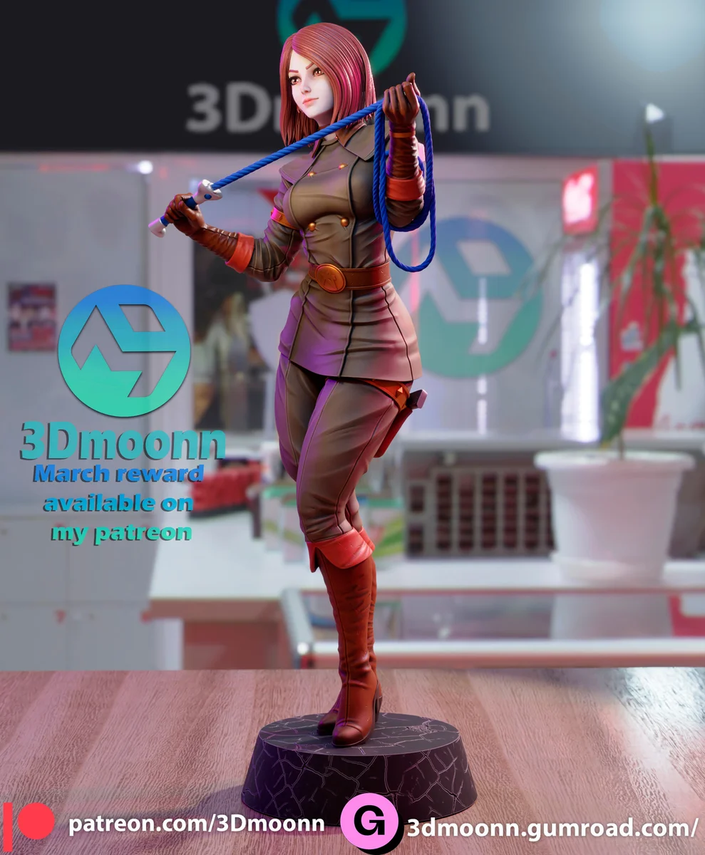 Whip | Fan Art | 3D Printed Resin Model Garage Kit | *Un-Painted* | 3DMoonn 3