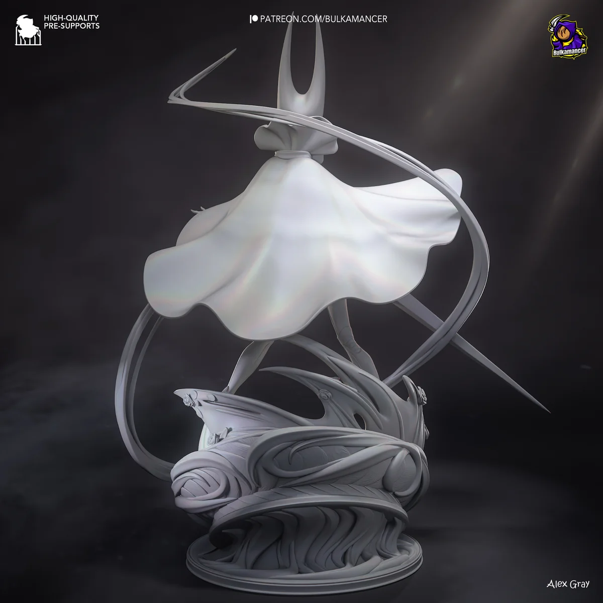Hornyt (Horny Knight) | Fan Art | 3D Printed Resin Model Garage Kit | *Un-Painted* | Bulkamancer 9