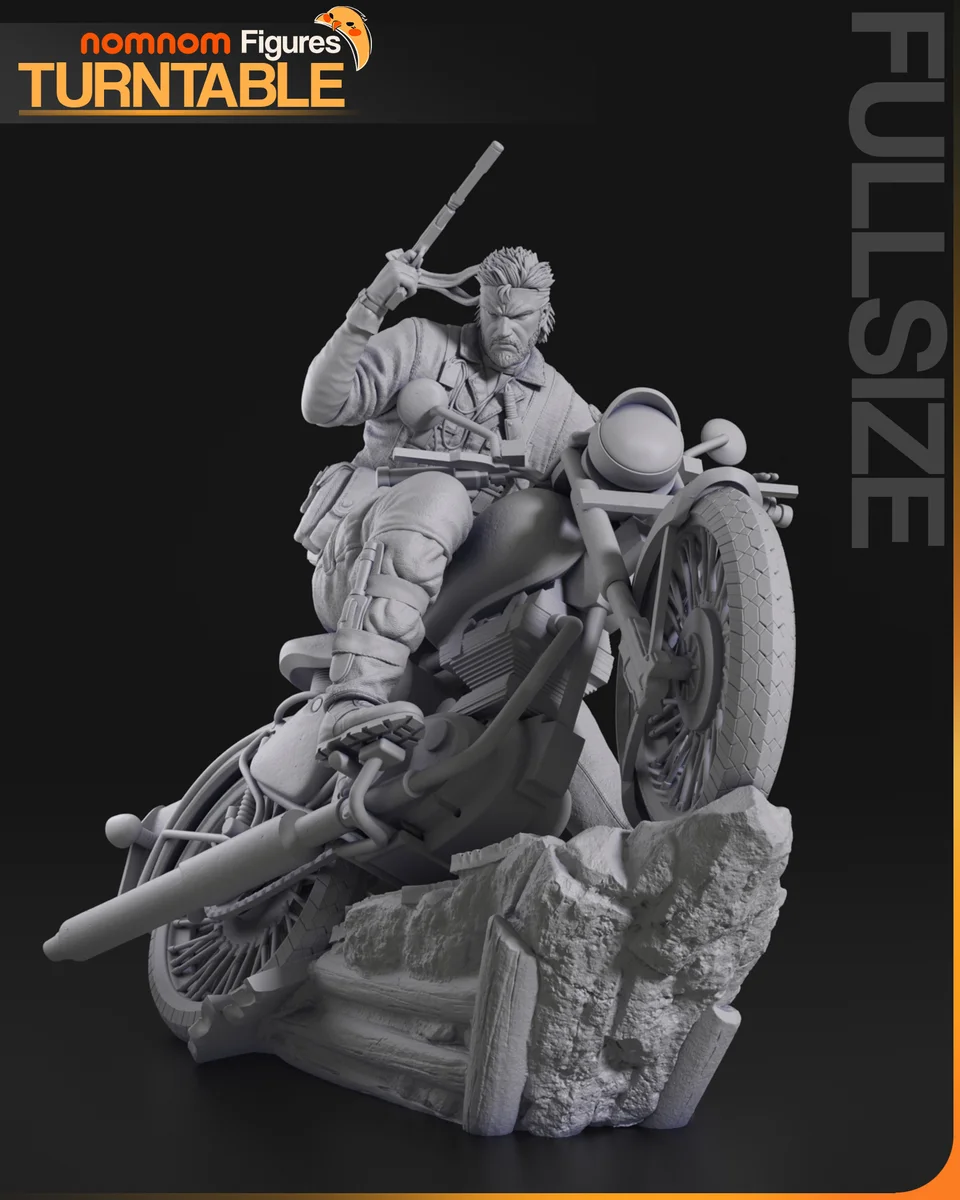 Snake | Fan Art | 3D Printed Resin Model Garage Kit | *Un-Painted* | Nomnom 8