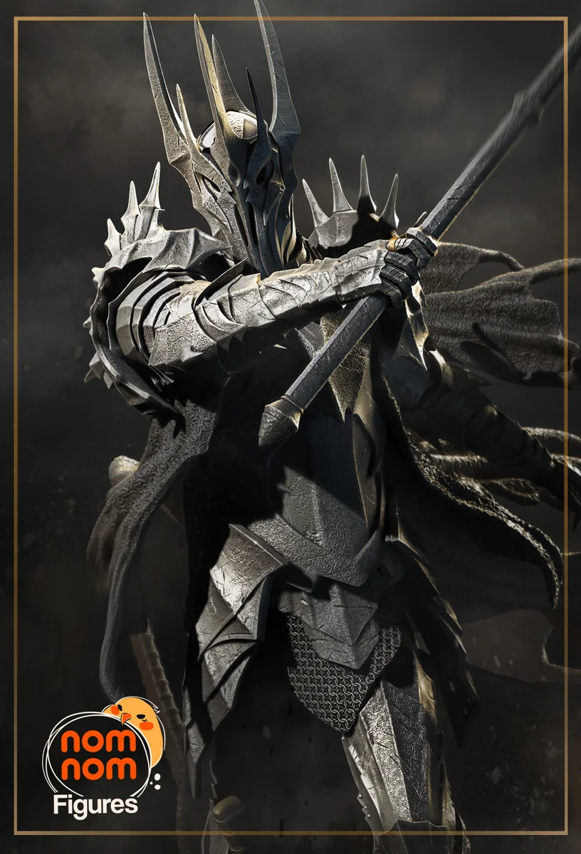 Sauron | Fan Art | 3D Printed Resin Model Garage Kit | *Un-Painted* | Nomnom
