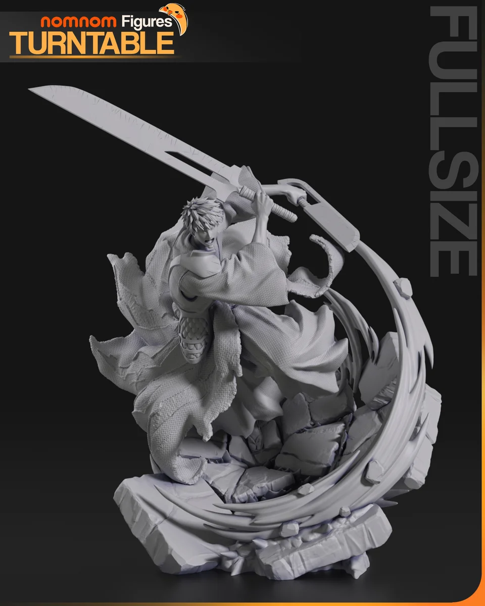 Ichigo Kurosaki | Fan Art | 3D Printed Resin Model Garage Kit | *Un-Painted* | Nomnom 8