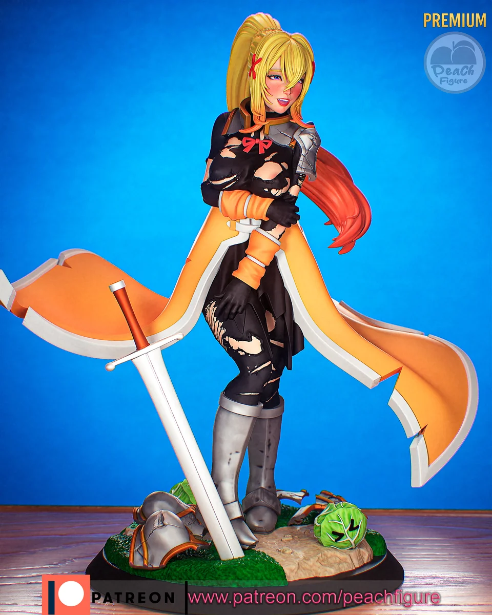 Darkness | Fan Art | 3D Printed Resin Model Garage Kit | *Un-Painted* | Peach Figure 3