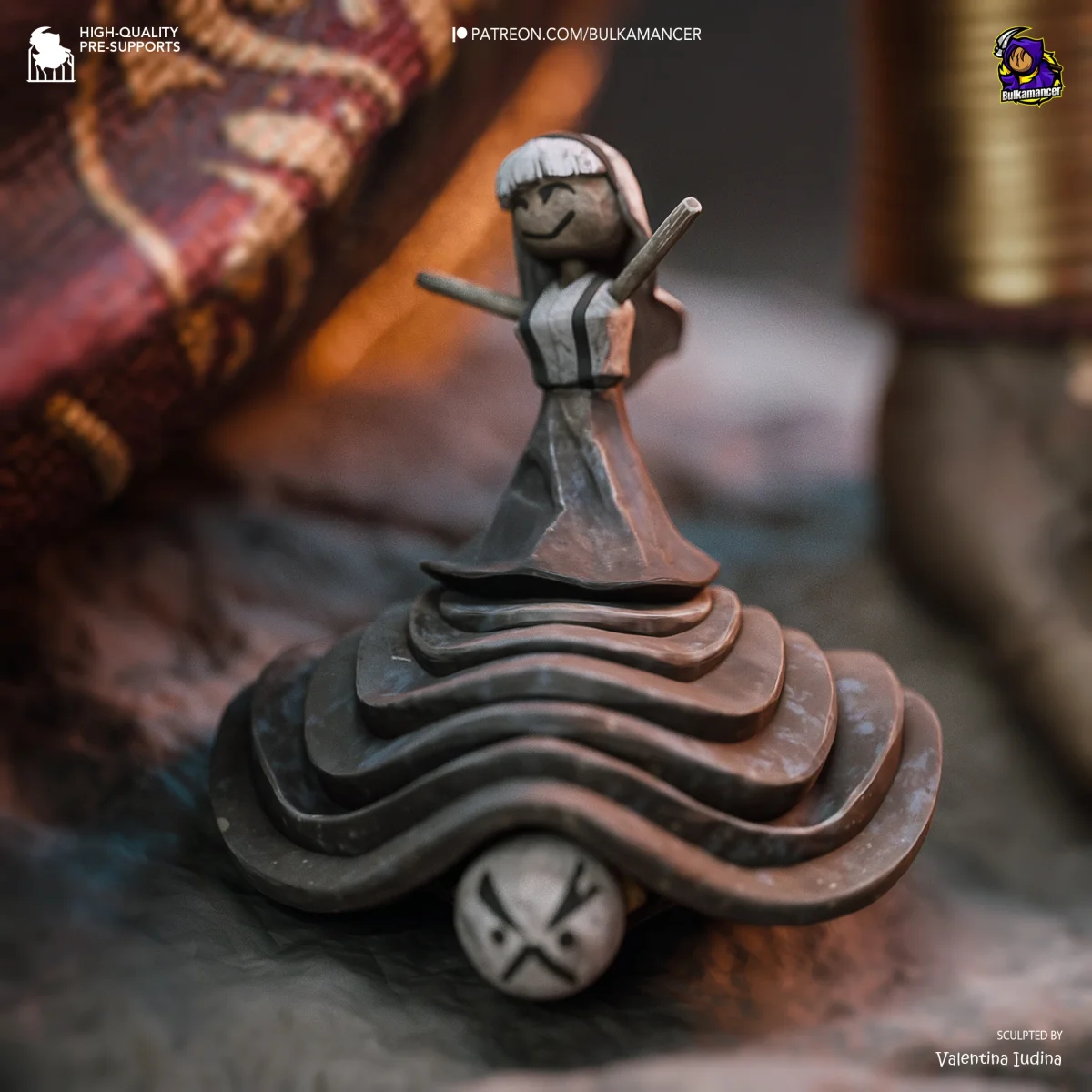 Esquie | Fan Art | 3D Printed Resin Model Garage Kit | *Un-Painted* | Bulkamancer 5