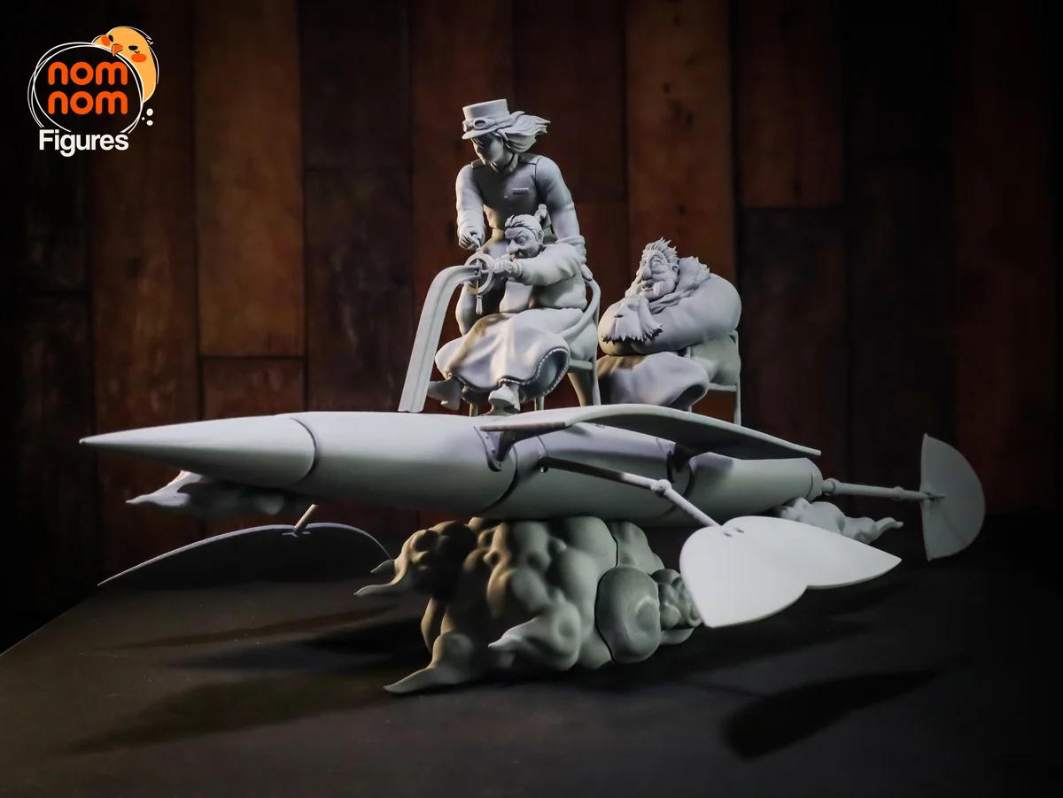 Howl | Fan Art | 3D Printed Resin Model Garage Kit | *Un-Painted* | Nomnom 11