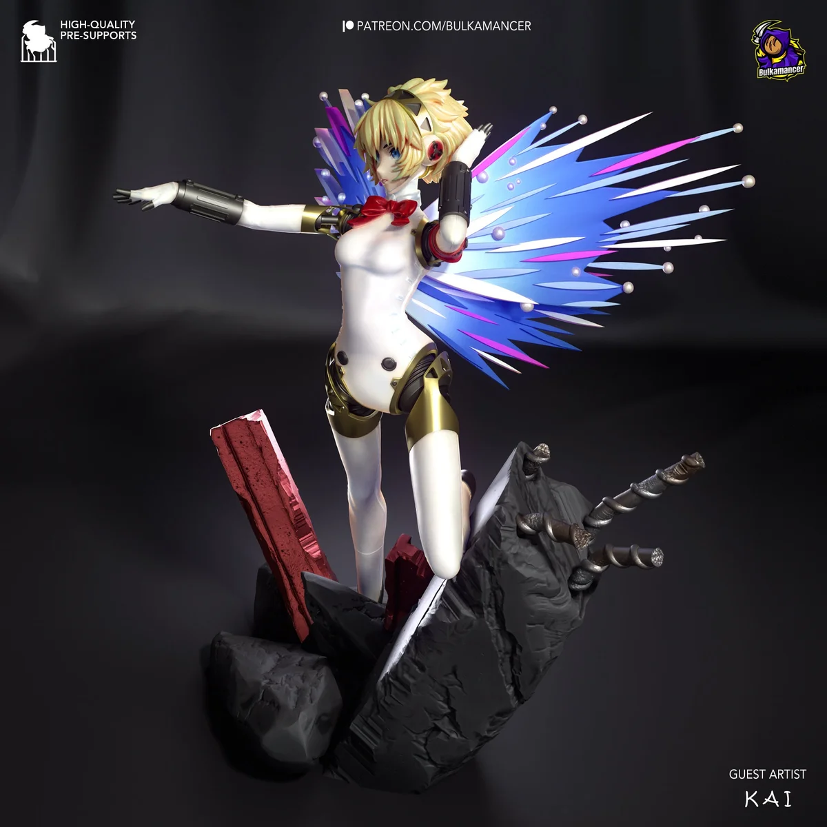 Anti-Shadow Android | Fan Art | 3D Printed Resin Model Garage Kit | *Un-Painted* | Bulkamancer 4
