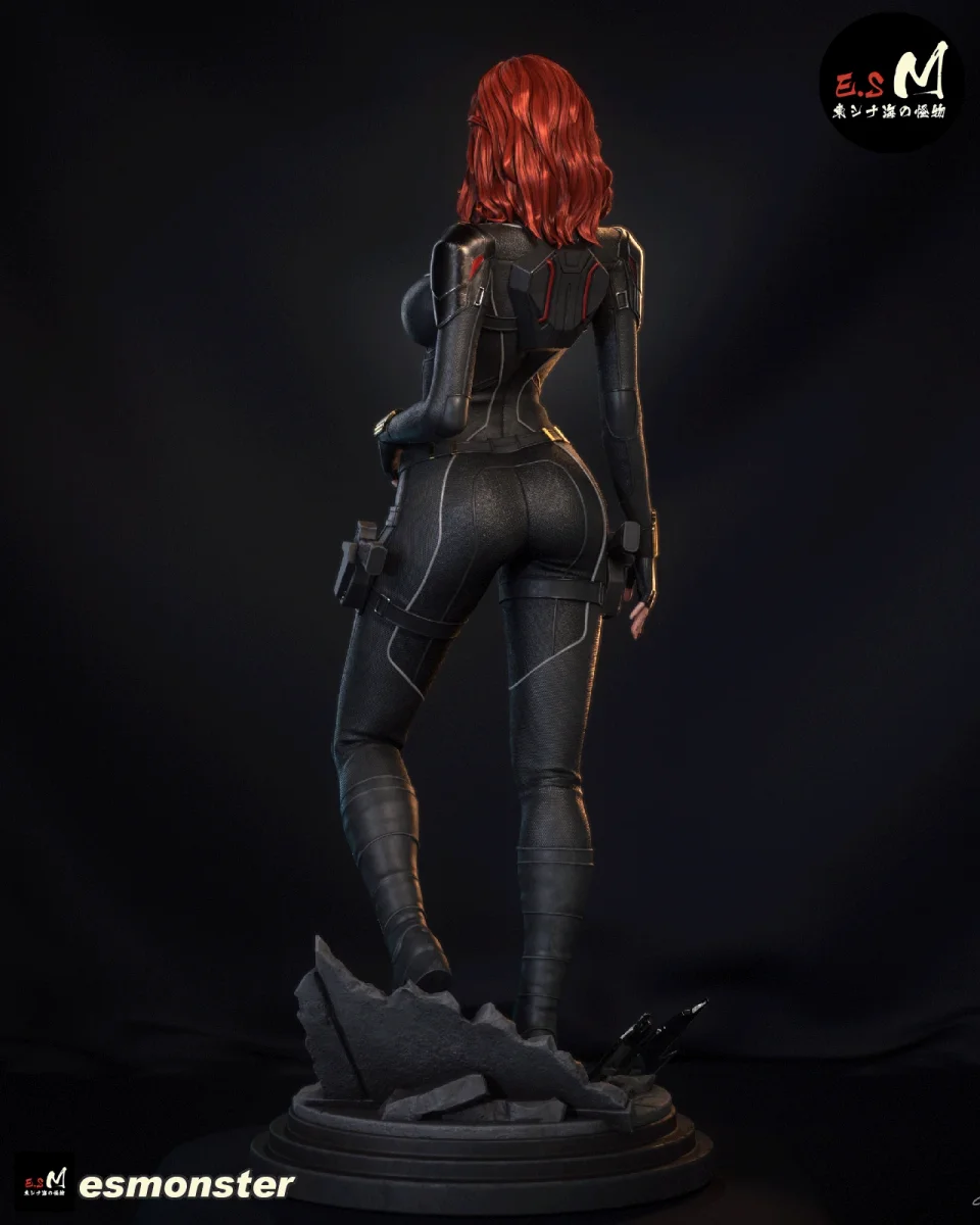 Black Widow | Fan Art | 3D Printed Resin Model Garage Kit | *Un-Painted* | ES Monster 3