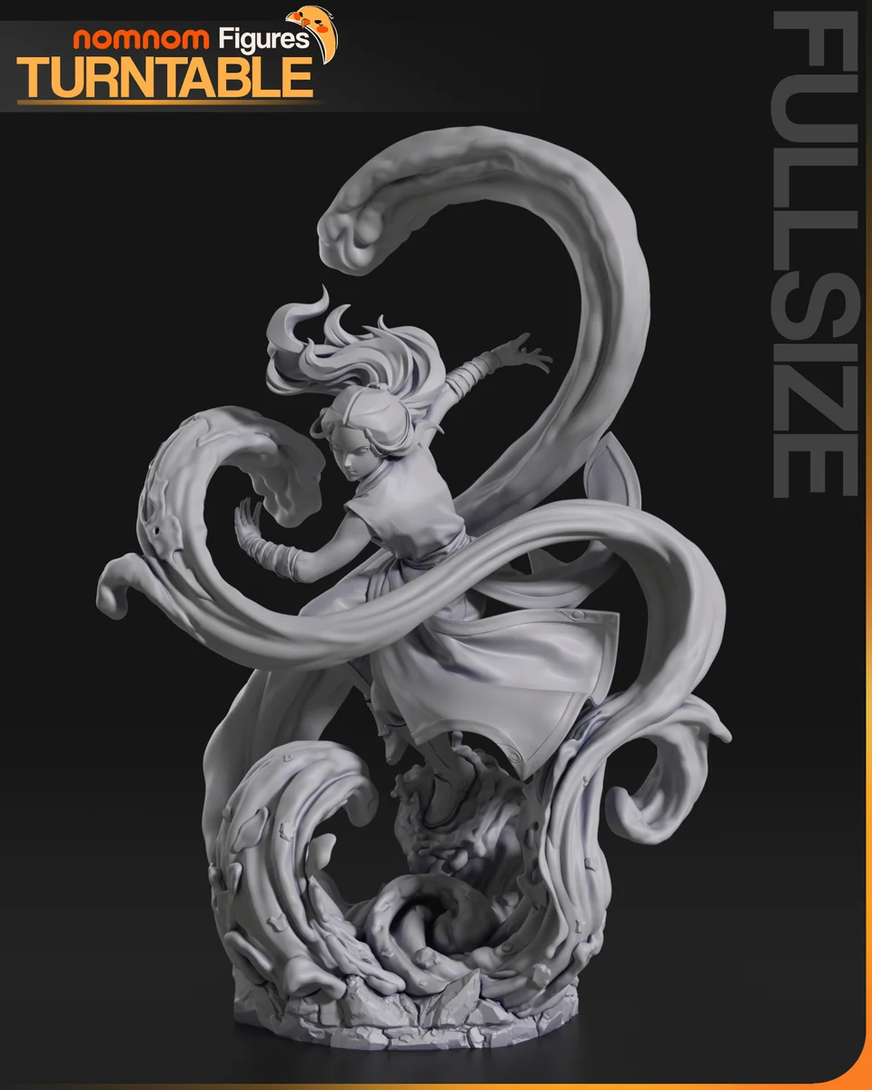 Katara | Fan Art | 3D Printed Resin Model Garage Kit | *Un-Painted* | Nomnom 8