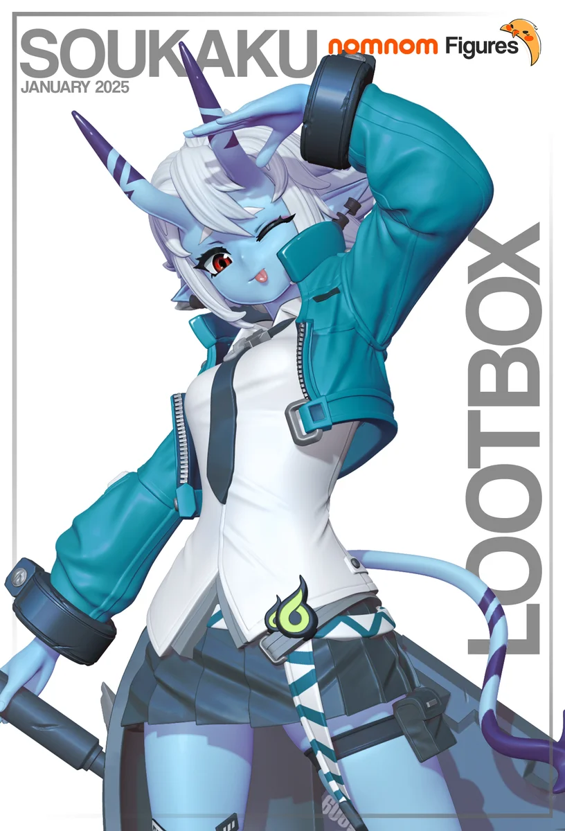 Soukaku | Fan Art | 3D Printed Resin Model Garage Kit | *Un-Painted* | Nomnom