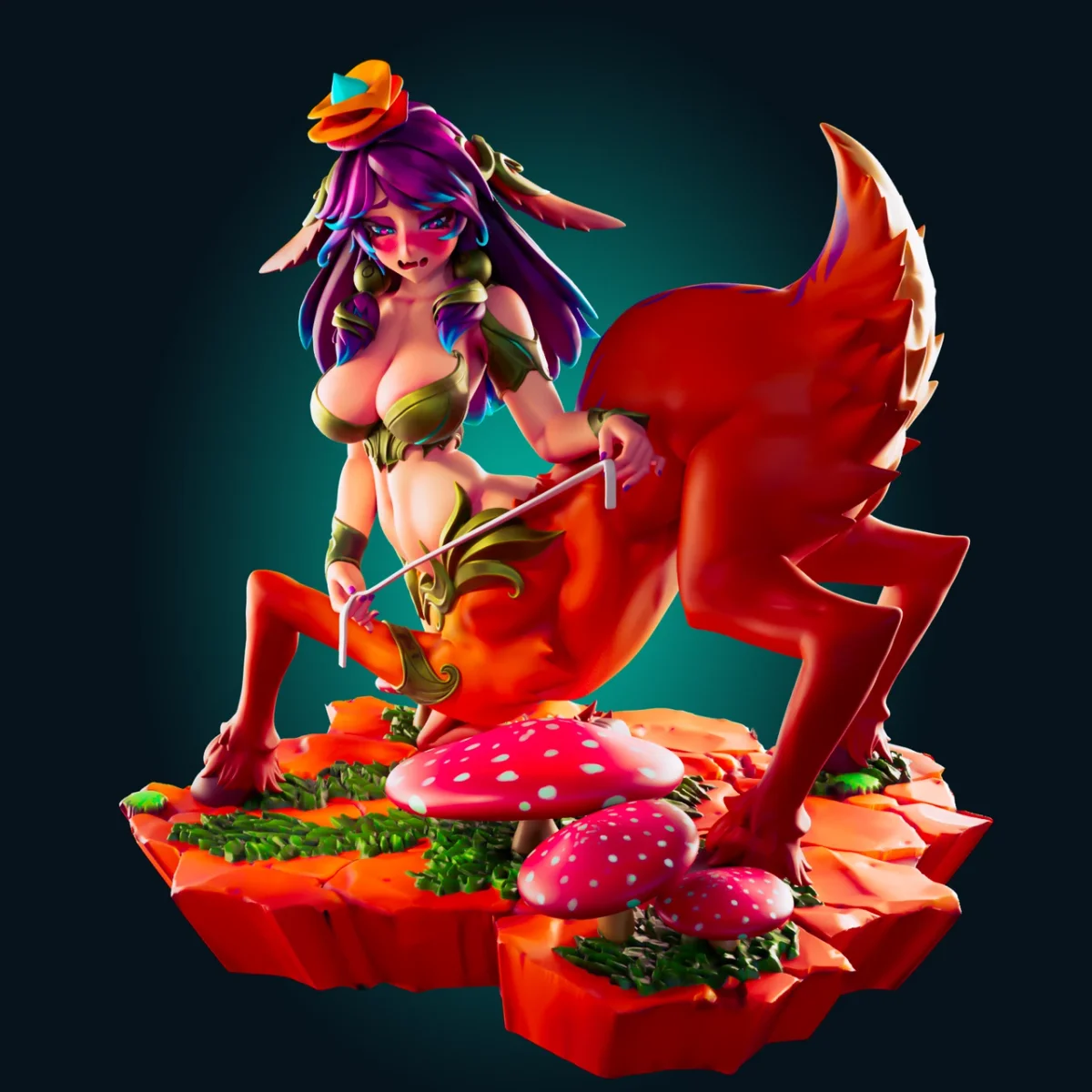 Lillia | Fan Art | 3D Printed Resin Model Garage Kit | *Un-Painted* | Officer Rhu